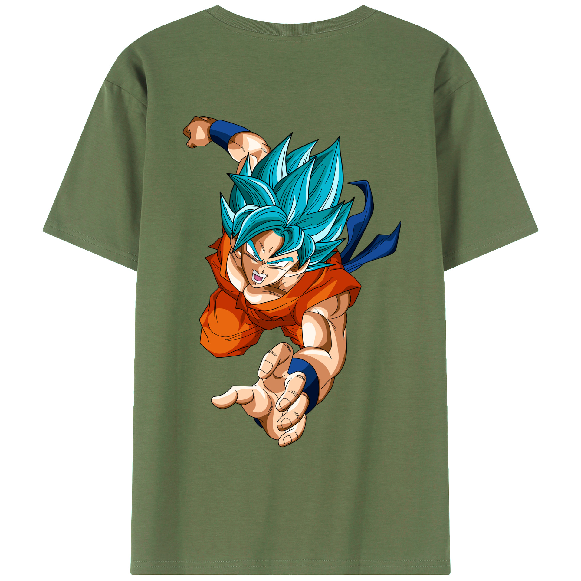 （画像用） ドラゴンボール ベジット DRAGON BALL Vegetto 綿100％ メンズ半袖Tシャツ（バックプリント） 通気性